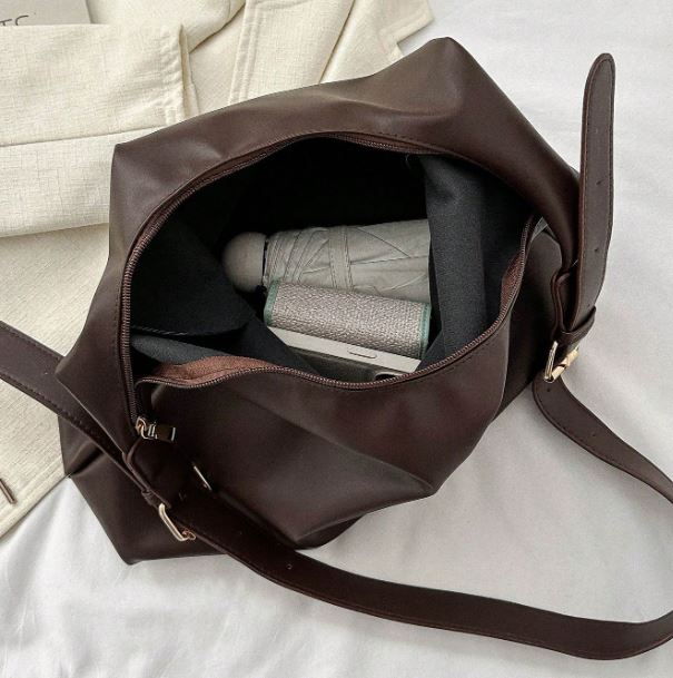 Vintage Large Capacity Shoulder & Crossbody Bag for Women