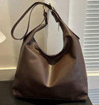 Vintage Large Capacity Shoulder & Crossbody Bag for Women