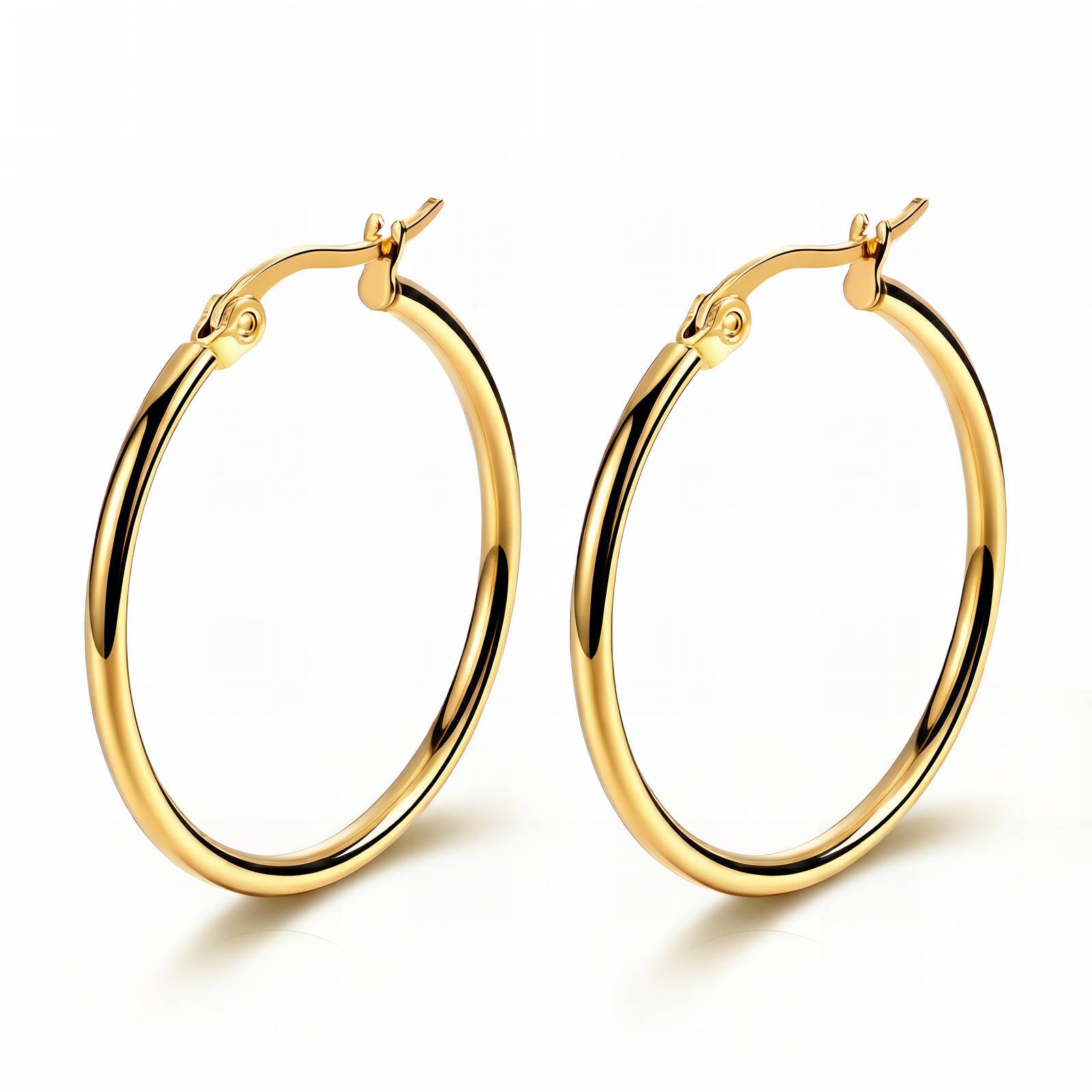 Gold Plated Stainless Steel Earrings - Nine2Nine