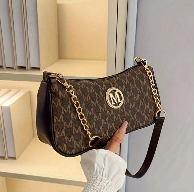 French Vintage Underarm Crossbody Bag for Women