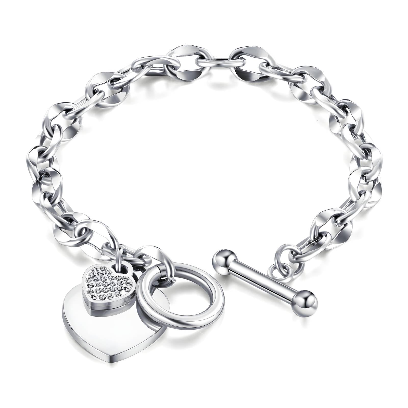 Heart Stainless Steel Bracelet - Nine2Nine