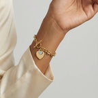 Heart Gold Plated Heart Bracelet