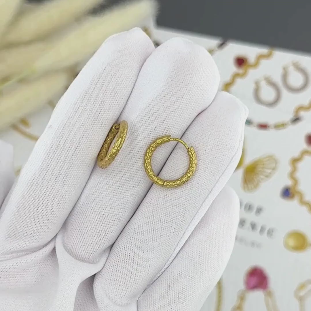 Luxe Gold Plated Stainless Steel Earrings